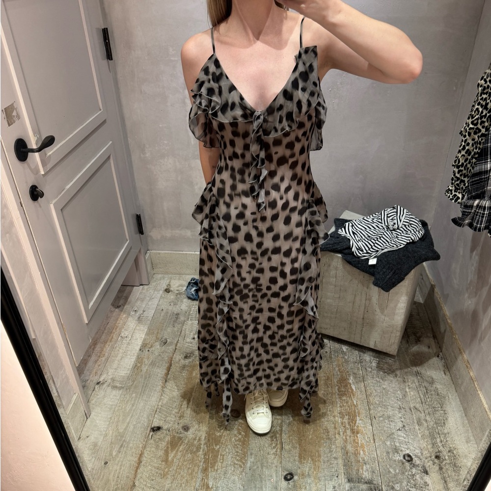 Spotted Anthropologie dress